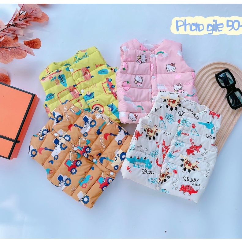 Áo phao gile siêu nhẹ cho bé 6-16kg