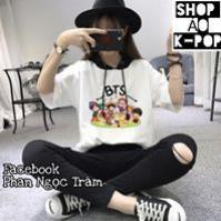 SALE- [ SẢN PHẨM BÁN CHẠY ] Aó hoodie BTS BT21 tay lỡ nhận thiết kế & in theo yêu cầu miễn phí - giá tốt nhất