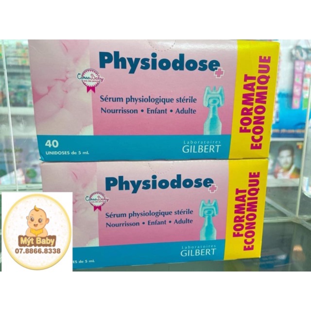 Nước Muối Sinh Lý Physiodose (Tép Hồng)