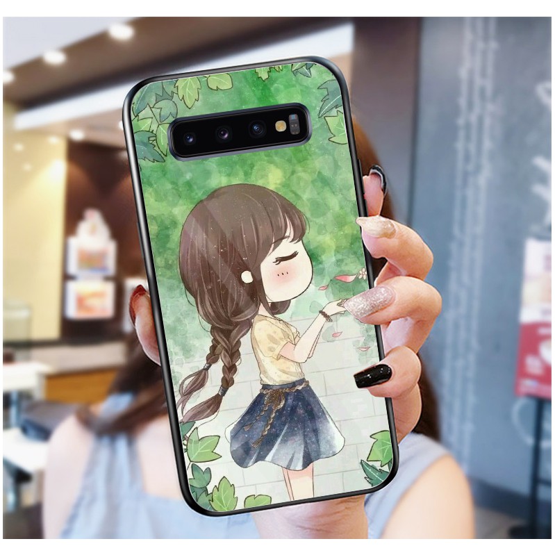 Ốp Lưng SAMSUNG GALAXY S10, S10 PLUS, S10 E ,S10 5G mặt kính cường lực cao cấp