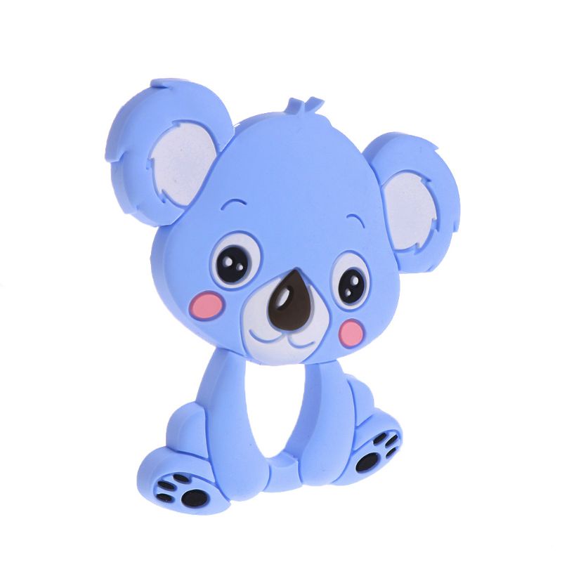 Đồ Chơi Ngậm Nướu Giảm Đau Hình Gấu Koala Hoạt Hình Bằng Silicon Dành Cho Bé