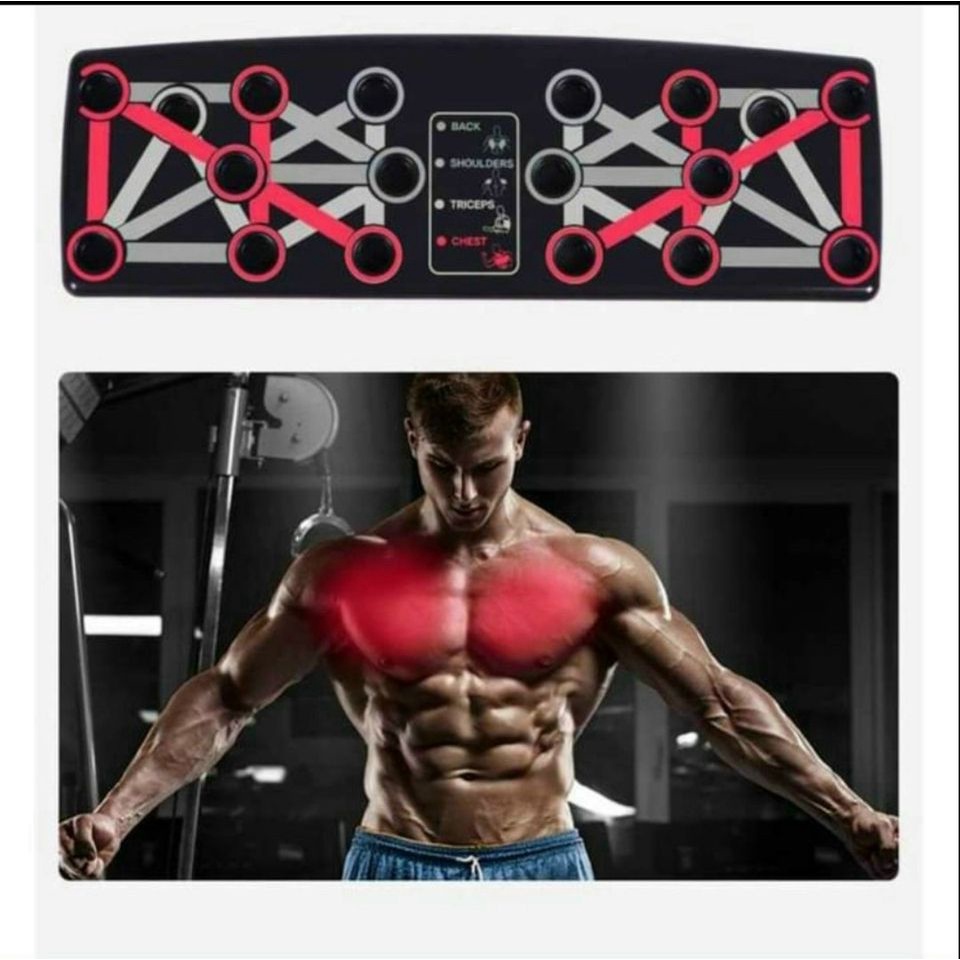 [Freeship] Bộ Dụng Cụ Tập Hít Đất Đa Năng 12 Trong 1- Bộ Bàn Tập Chống Đẩy Tập Gym Tại Nhà