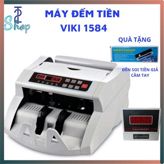 [ TẶNG ĐÈN SOI TIỀN GI.Ả] MÁY ĐẾM TIỀN VIKI 1584 - HÀNG CHÍNH HÃNG BẢO HÀNH 1.5 NĂM, MÁY ĐẾM SÔ LƯỢNG TỜ