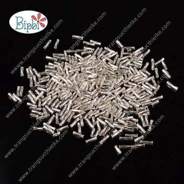 Cườm ống xoắn trắng cực đẹp