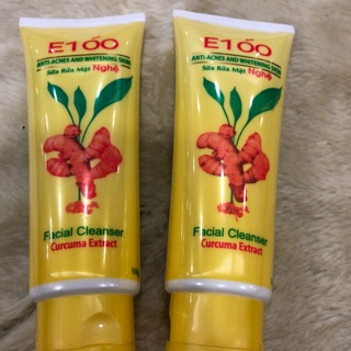 Sữa Rửa Mặt E100 Nghệ Ngừa Mụn 100g