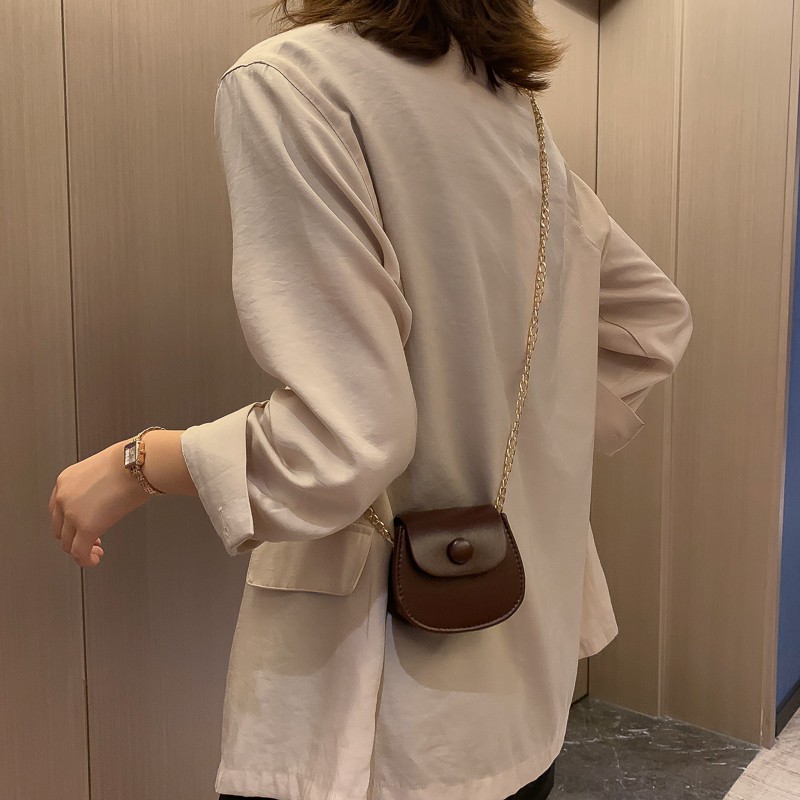 Túi Xách/ Túi Đeo Chéo Loại Nhỏ/Size Mini Dành Cho Nữ - 6 Màu Trơn