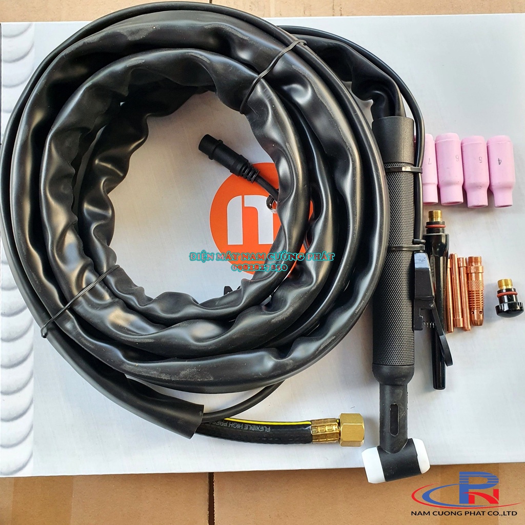 Mỏ hàn Tig WP26 4m theo máy Jasic