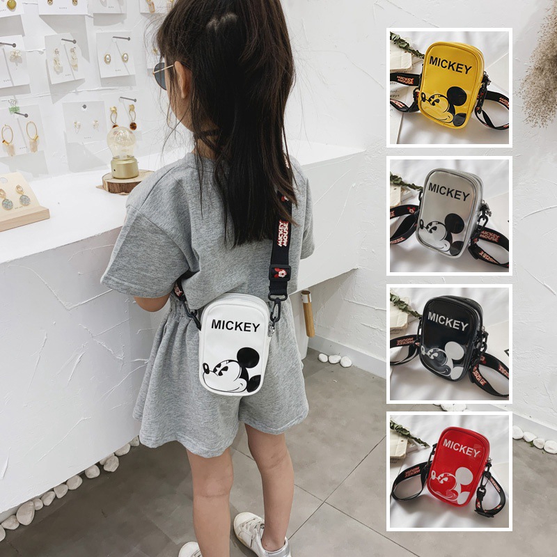 Túi Đeo Chéo In Họa Tiết Hoạt Hình Dễ Thương Thời Trang Hàn Quốc Cho Bé Gái