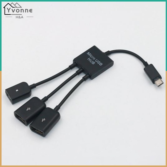 One Dây Cáp Chuyển Đổi 3 Trong 1 Micro USB OTG Sang Cổng Cắm USB
