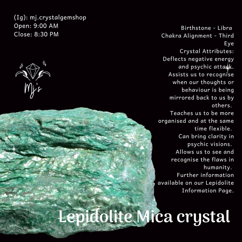 Đá thô Lepidolite Mica crystal màu xanh ánh lấp lánh sưu tầm, handmade, reiki, thanh tẩy thiền định