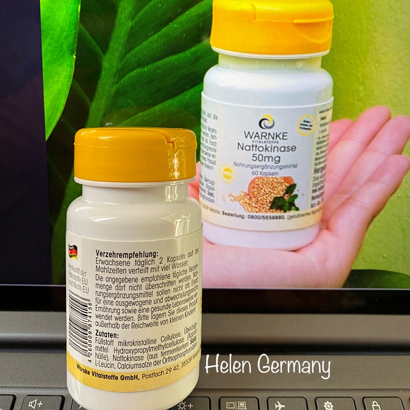 Viên Uống Warnke Nattokinase 50mg Phòng Ngừa Tai Biến