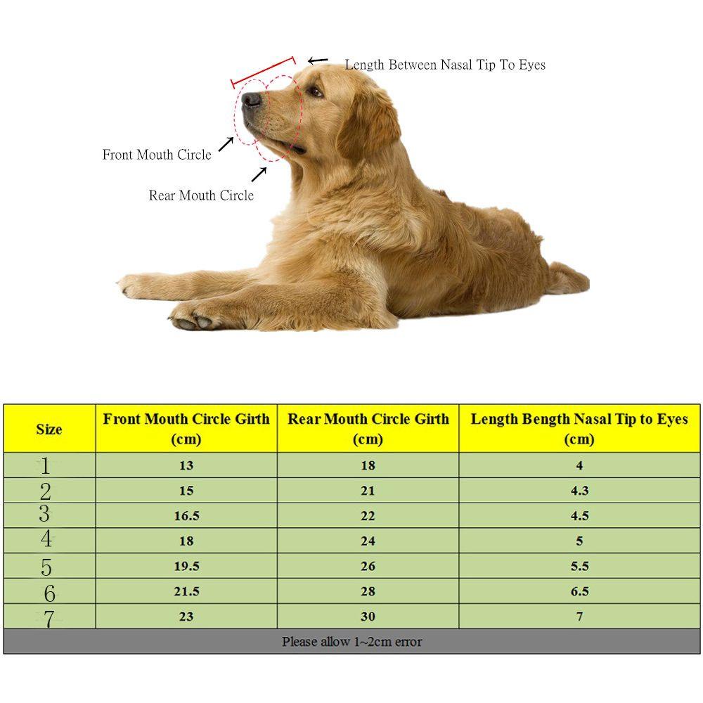 Rọ Mõm Chó Chống Cắn Thoáng Khí Nhiều Màu Sắc Thời Trang