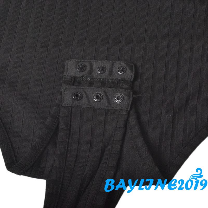 Jumpsuit Tay Dài Màu Trơn Thiết Kế Ôm Sát Tôn Dáng
