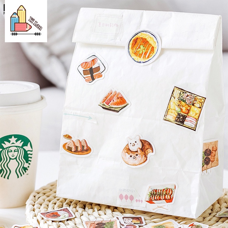 Set 45 Tờ Sticker Dán Trang Trí Sổ Tay DIY