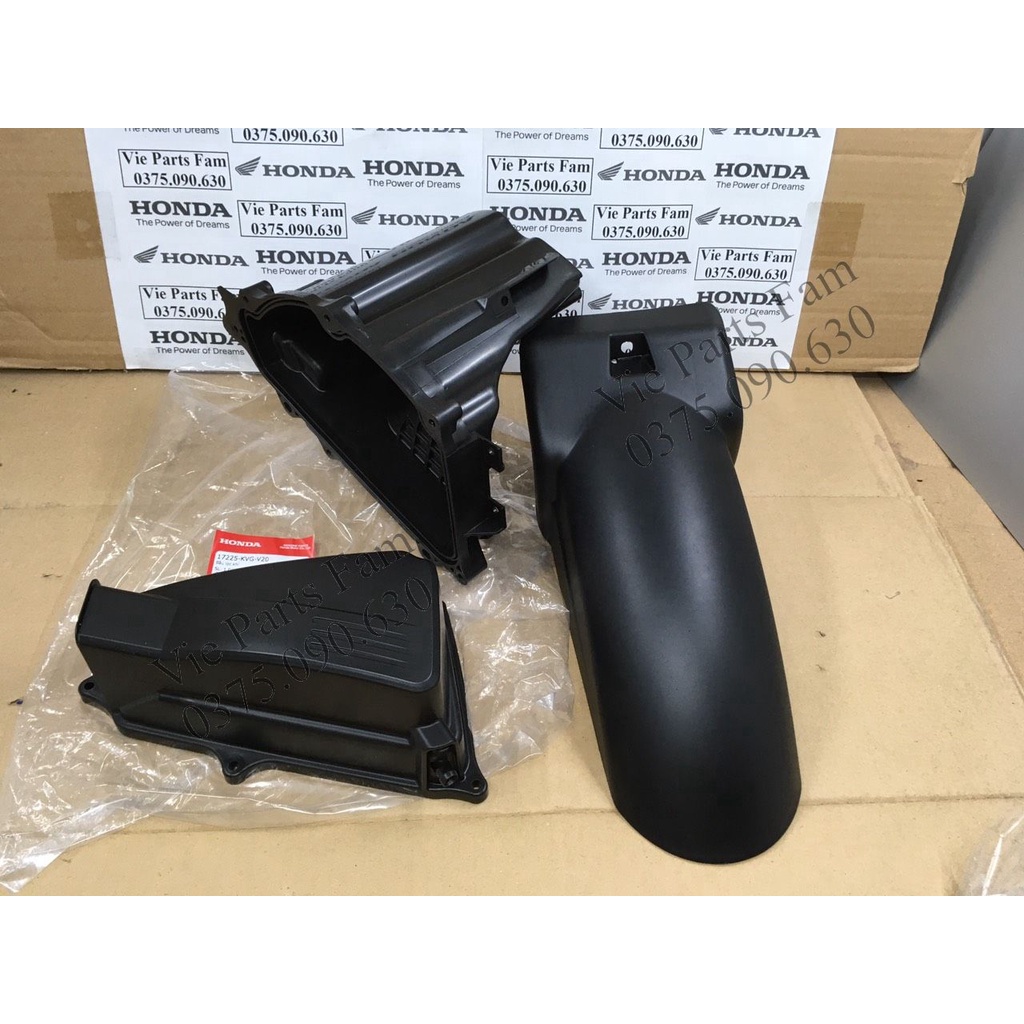 Combo 3 món bộ hộp gió và dè con AB 110 Fi/ Air Blade 110 Fi , hàng chính hãng Honda mới 100%