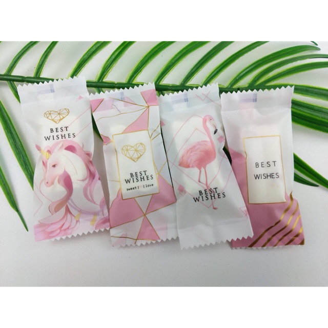 200c túi đựng kẹo nougat mix 4 hình kt 4x9cm