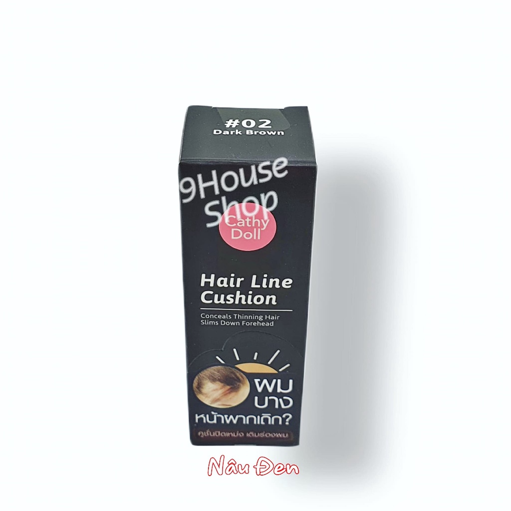 01 Phấn Che Khuyết Điểm Tóc Hair Line Cushion Cathy Doll (Bút Chấm Hói) Thái Lan 2gram