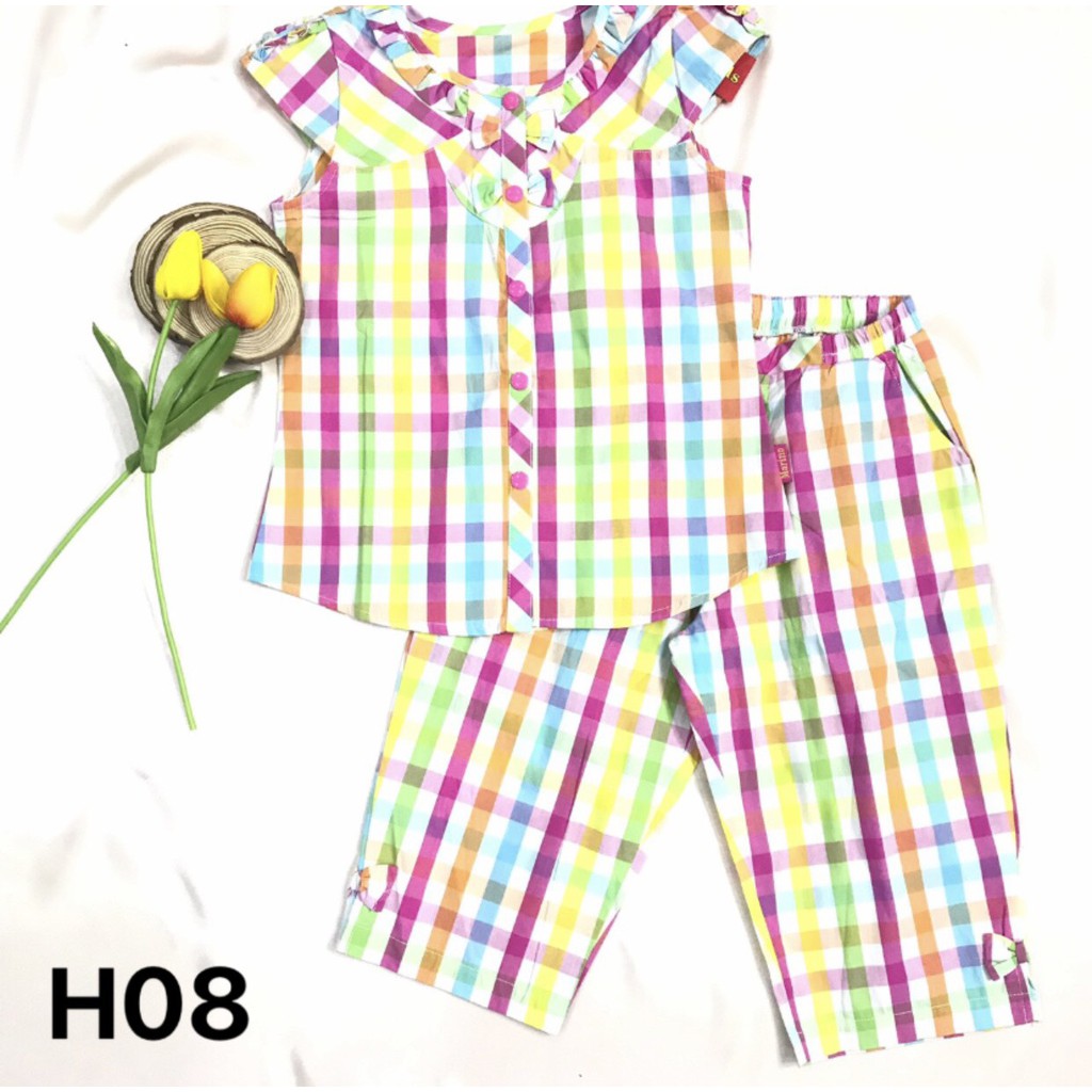 Bộ Đồ Cao Cấp Bé Gái MARINO KIDS (H08)