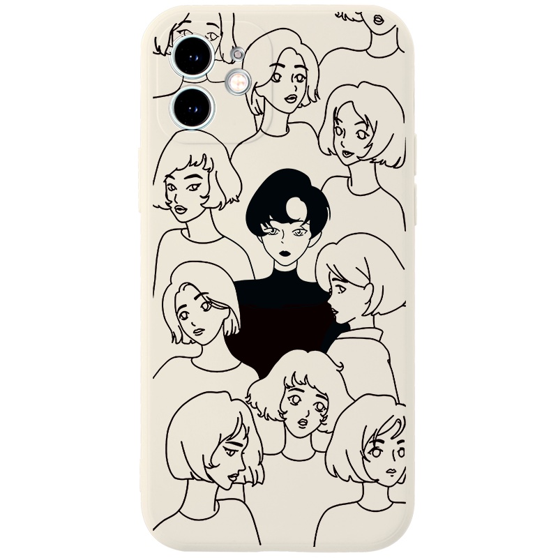 Ốp lưng JURSUE silicon mềm hình dễ thương đẹp cho iPhone 13 12 11 Pro Max SE 2020 X XR XS ip 8 7 6 6S Plus kute Y70