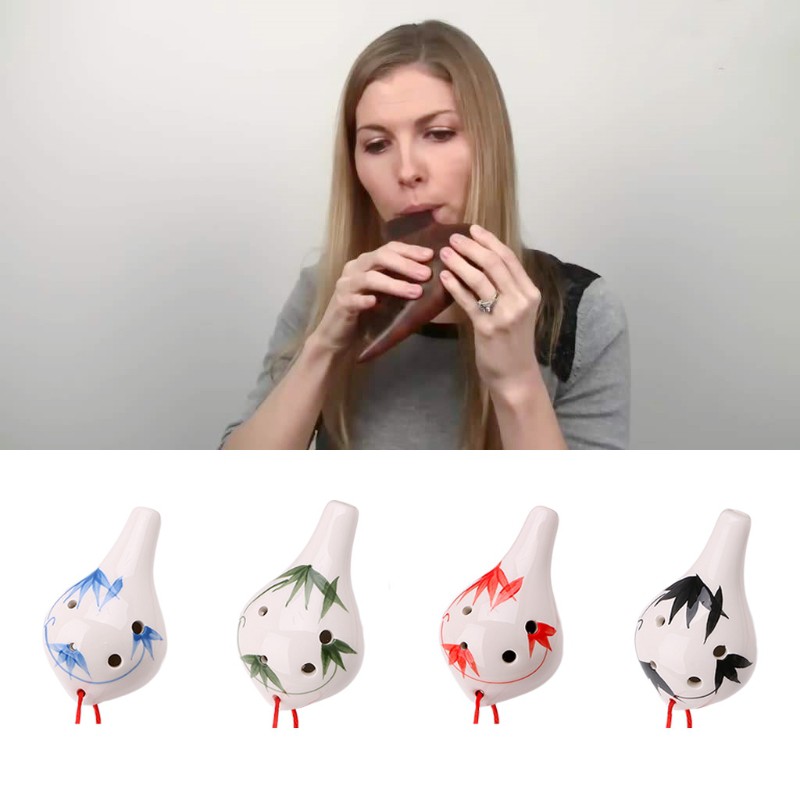 Sáo Ocarina bằng gốm gồm 6 lỗ chuyên nghiệp