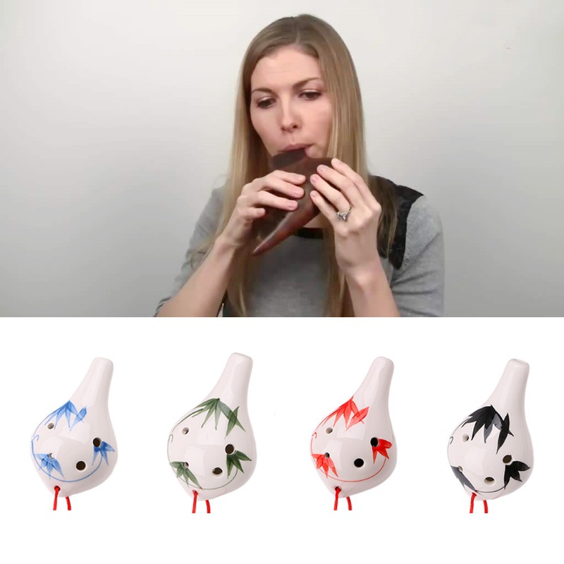 (Hàng Mới Về) Kèn Ocarina 6 Lỗ Chuyên Nghiệp Chất Lượng Cao