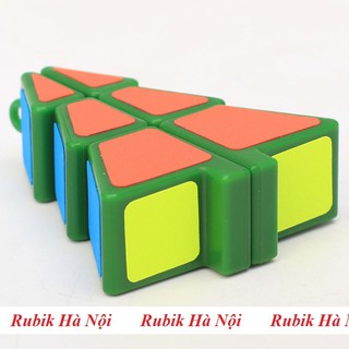 Rubik Hình Cây Thông Zcube Đen/Xanh