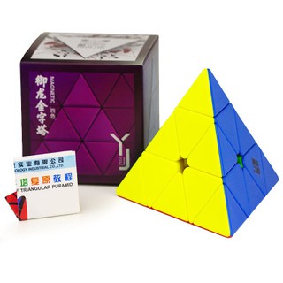 YJ YuLong Pyraminx M Có Nam Châm Rubik Tam Giác Rubik Biến Thể 4 Mặt