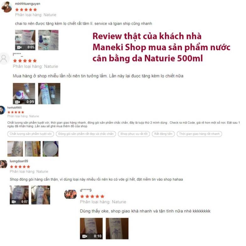 Toner Naturie ý dĩ 500ml lotion nước cân bằng da Naturie cấp ẩm dưỡng trắng - KONNICHIWA | BigBuy360 - bigbuy360.vn