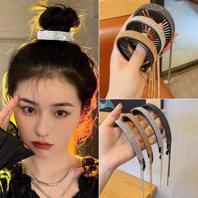 Cặp búi tóc tua rua phong cách hàn quốc cho nữ CTHQ2319