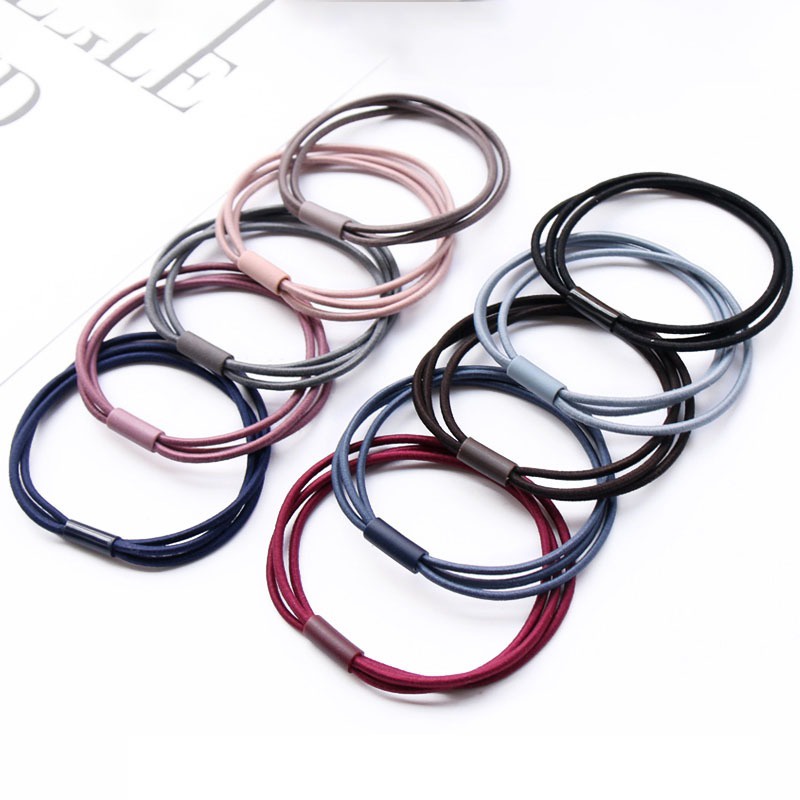 Cột tóc dây đôi nơ đơn giản chắc chắn giá rẻ COT11