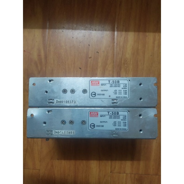 Nguồn Meanwell đôi 5V-6A vs 12V-2A. Meanwell 5V-5A 12V-1A -12V-1A. Hàng cũ tháo máy