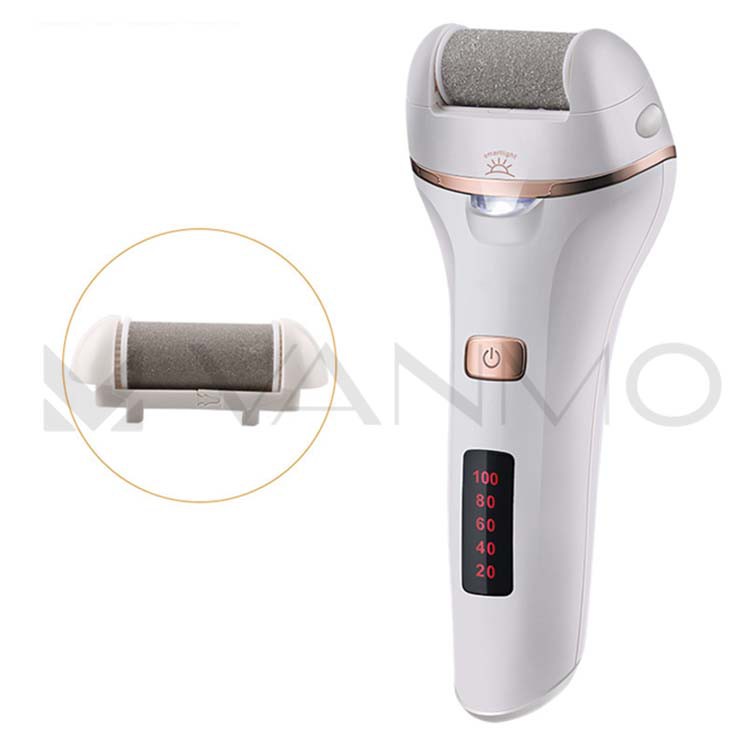 Máy Mài Tế Bào Chết Gót Chân 506R Pin Sạc Cầm Tay Chuyên Dụng Kèm 2 Đầu Mài Chà Gót Chân Giảm Nứt Gót Chân