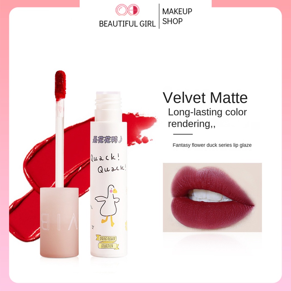 Son Môi Màu Nhung Lì Lâu Trôi Không Khô Và Không Phai Màu