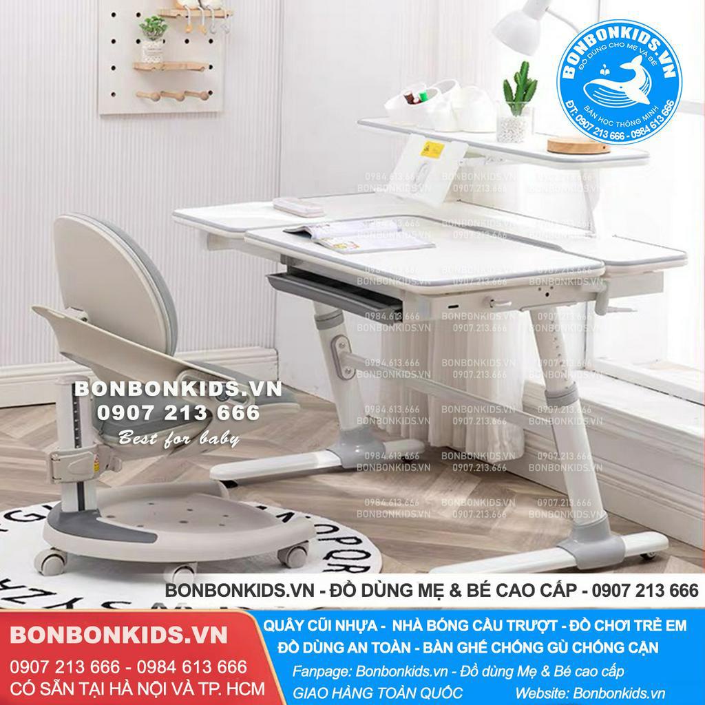 Bộ Bàn Ghế Học Sinh Thông Minh Chống Gù Chống Cận D9 Pro Royal - Ghế chống gù C02