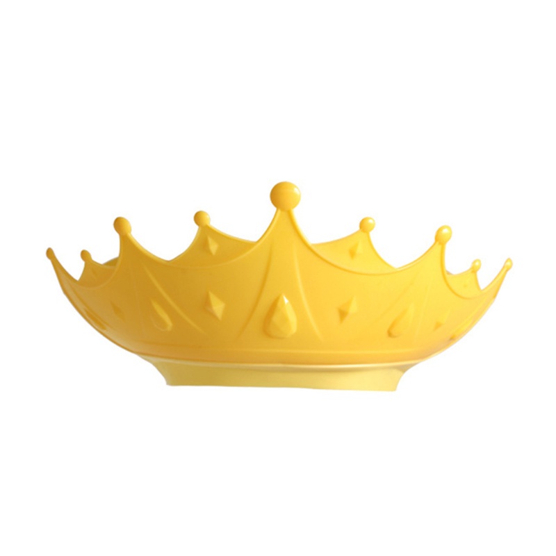 Mũ Chắn Nước Gội Đầu Điều Chỉnh Được Thiết Kế Vương Miện Dễ Thương Cho Trẻ Em