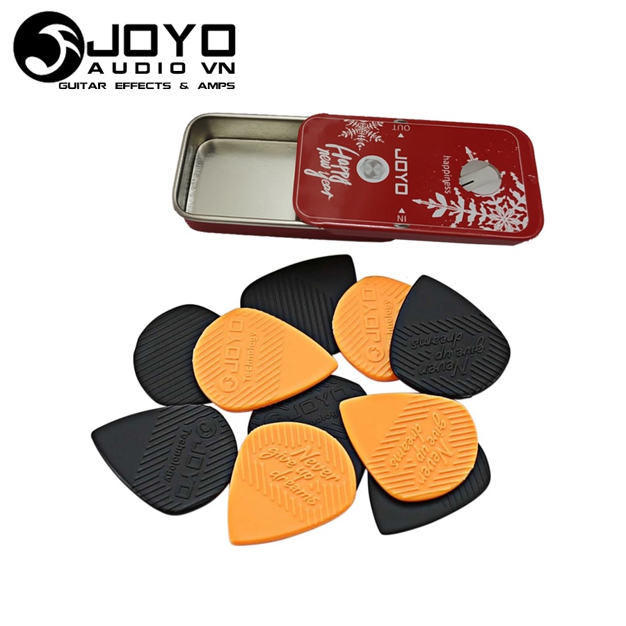 [Chính Hãng] Pick Gảy Guitar JOYO hộp 10 chiếc - 1,4mm và 0,81mm Phiên bản giới hạn