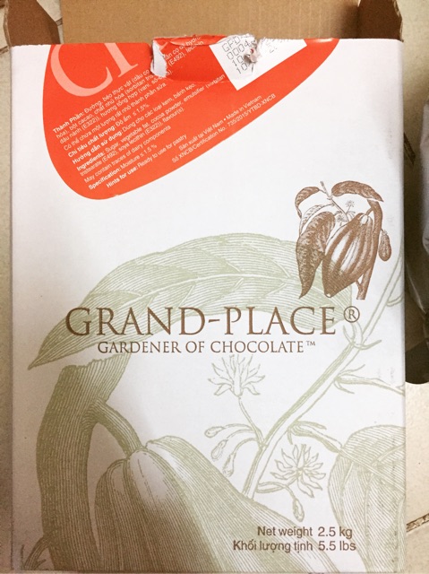 Sô-cô-la chip đen Grand Place gói 100gr