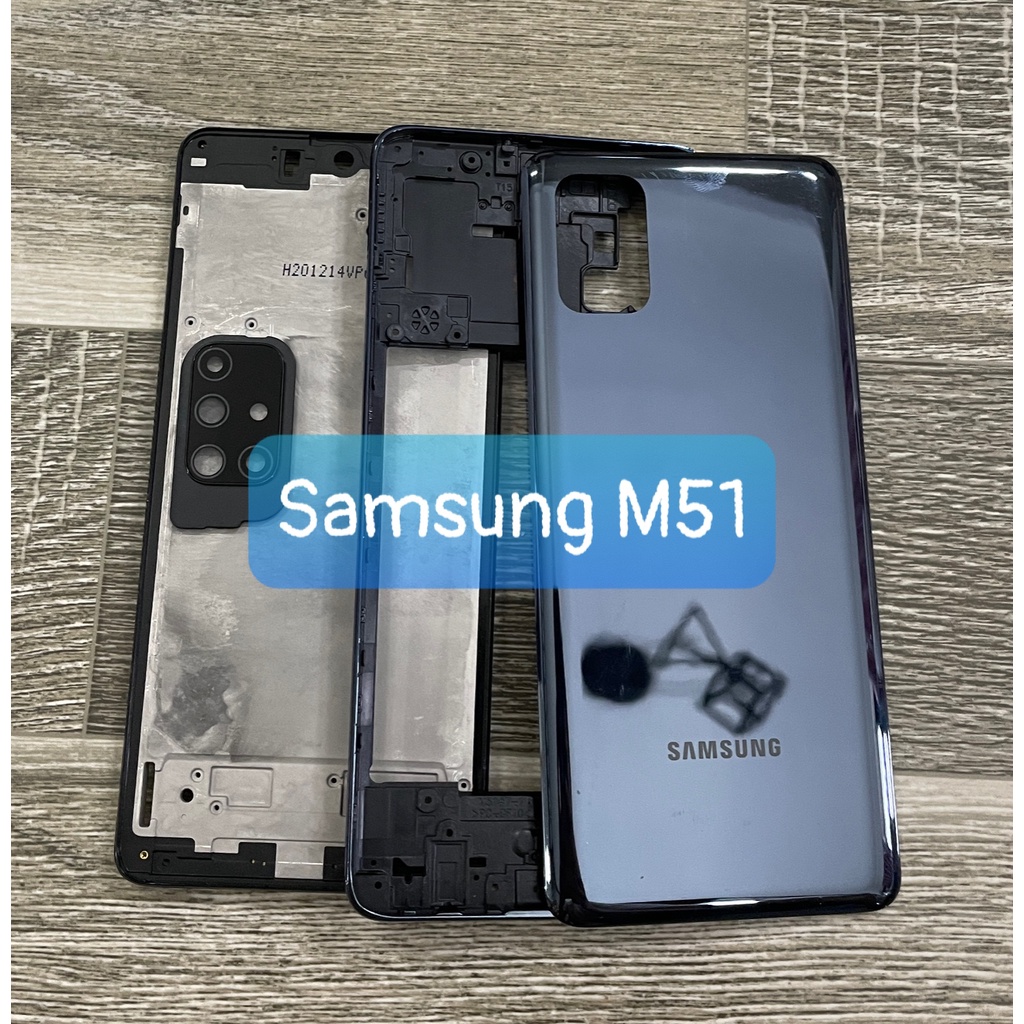 Bộ xương vỏ zin samsung M51