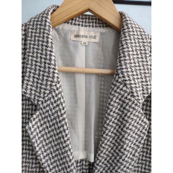 Áo khoác vest blazer dạ, hàng si Nhật