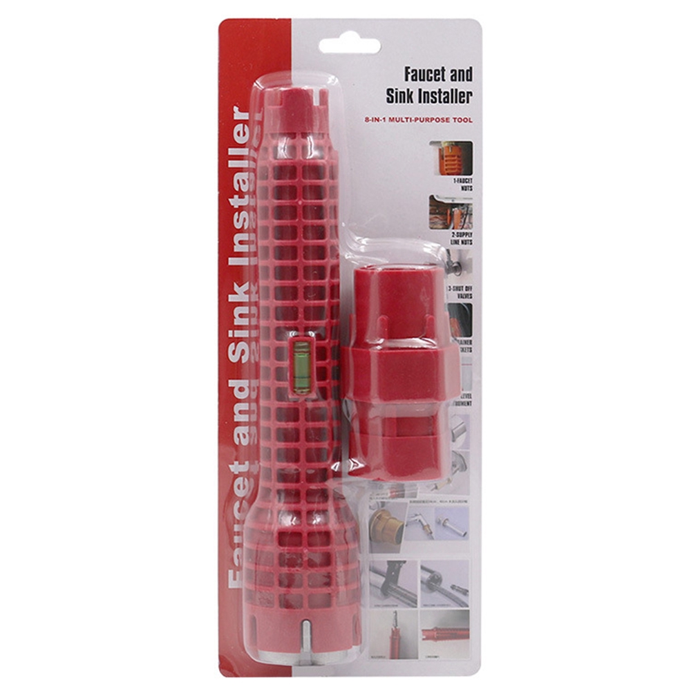 Dụng Cụ Vặn Vòi Nước Đa Năng 8 Trong 1 Cho Nhà Tắm / Nhà Bếp 2019