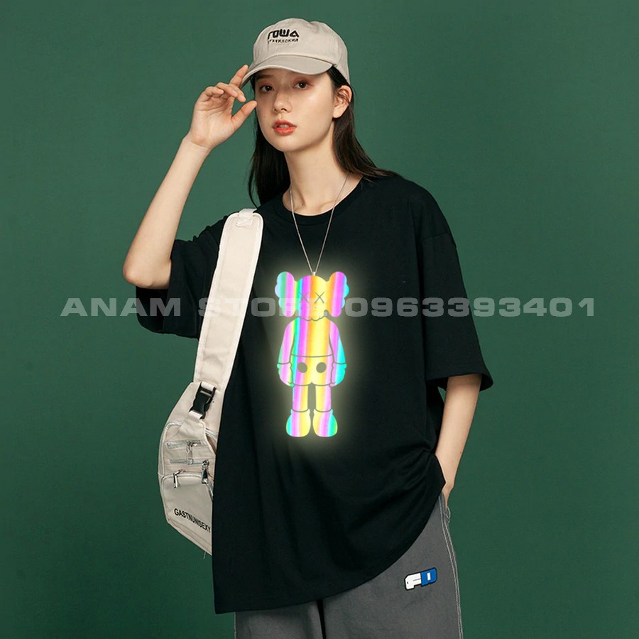 Áo thun phản quang tay Lỡ Nam Nữ Skaws