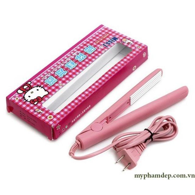 Máy Uốn Tóc Mini Hello Kitty