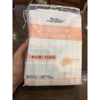 Bông trang điểm Laneila 3 lớp bịch 222 miếng