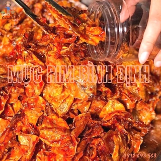 Mực rim tỏi ớt | mực rim/ ngào đặc sản bình định | hủ 500gr, 300gr