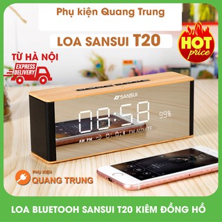 Loa bluetooth kiêm đồng hồ SANSUI T20