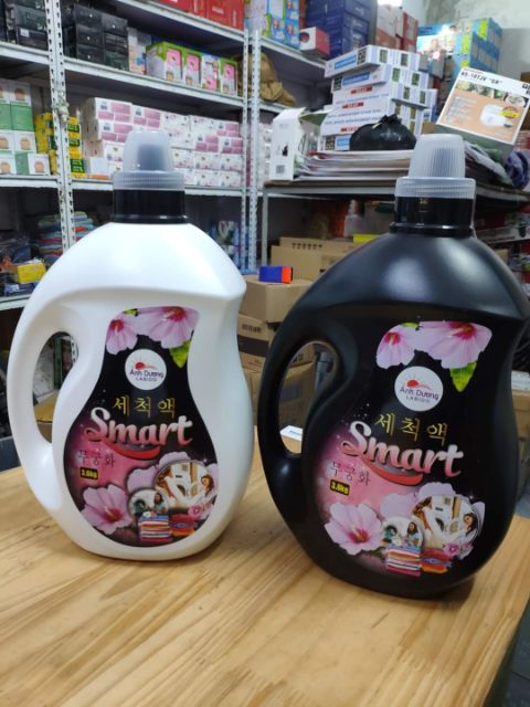 Nước sữa giặt xả cao cấp Smart 3600ml