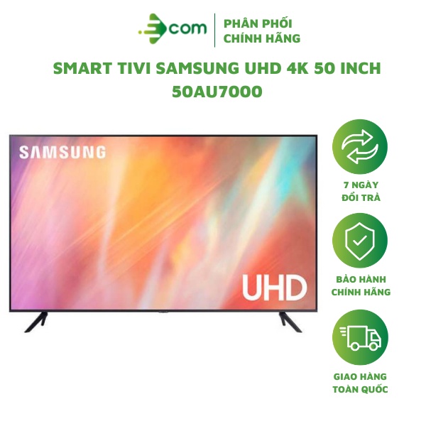 50AU7000 - Smart Tivi Samsung UHD 4K 50 inch AU7000 2021