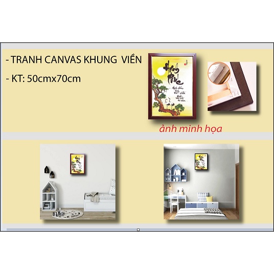 Thư pháp chữ Phúc-Thọ treo tường TP-41x56