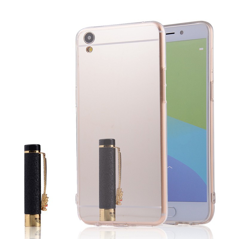 For Oppo A57/A39 A59 A31 A33 A37 Mirror Soft TPU Casing Back Phone Case | BigBuy360 - bigbuy360.vn