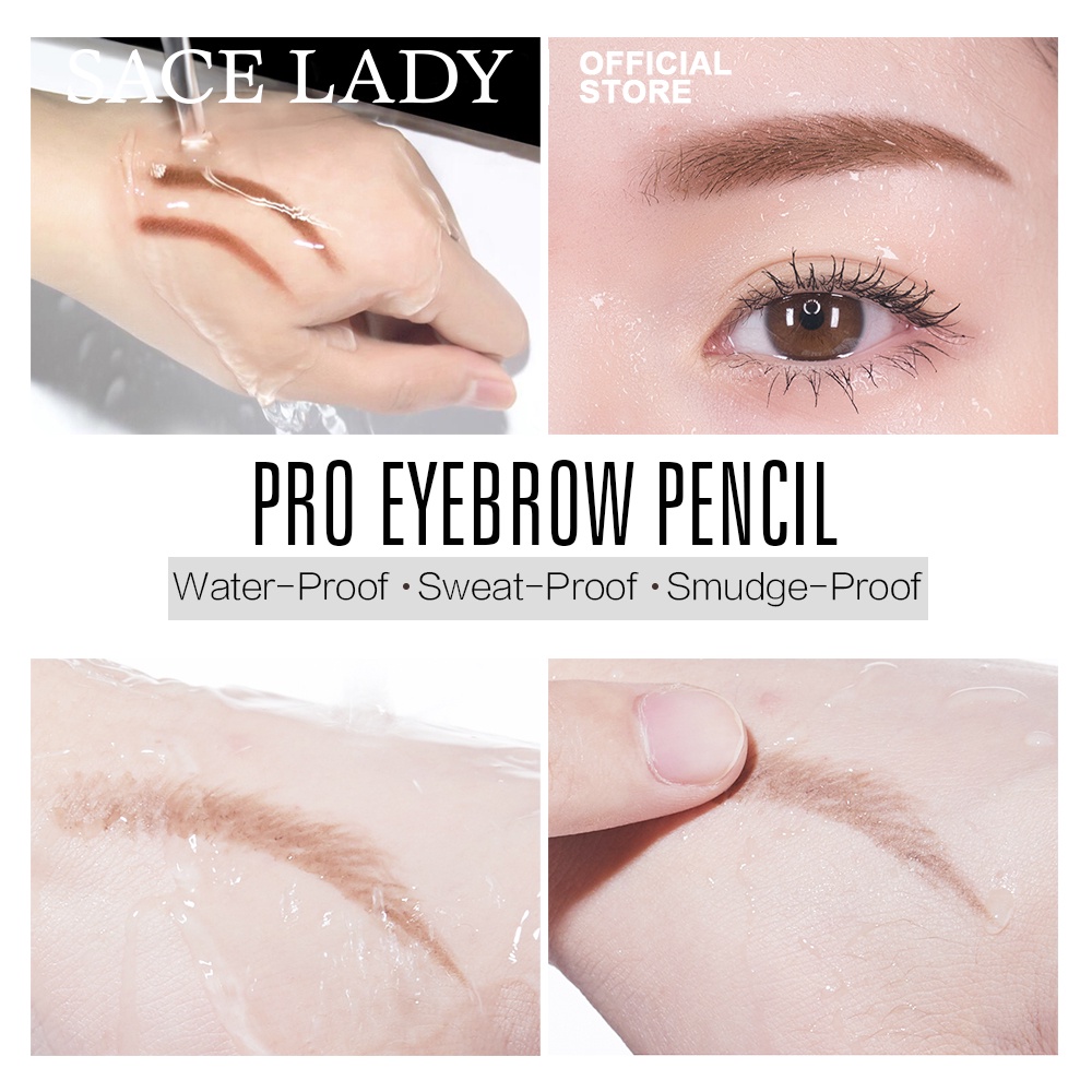 Chì Kẻ Lông Mày Không Thấm Nước Sace LADY 0.33g